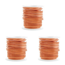 3X Copper Wire, 99.9% Soft Pure Bare Copper Wire for Gardening, Electroculture,16 Gauge/1.3 mm Diameter,127 Feet,1 Pound