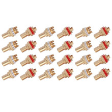 24Pcs Red+White RCA Female Socket Chassis High Quality RCA CMC Female Connector Phono Copper Plug Amp HiFi