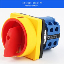 4X 20A OFF- 4 Poles Disconnect Isolator Switches LW26GS CA10 48X48mm Padlock Rotary Cam