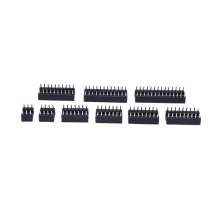 264 Stücke / Satz Dip Ic Steckdosen Adapter Löten Typ Steckdose Kit 6,8,14,16,18,20,24,28 Pin für  Pcb DIY Kit