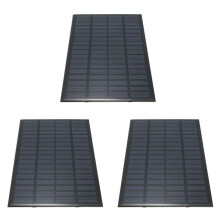 3X 18V 2.5W Polycrystalline Stored Power Solar Panel Module System Solar Cells Charger 19.4 X 12 X 0.3cm