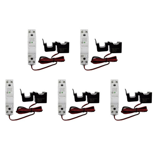5X ATMS1603 Tuya Single Phase WiFi Intelligent  Meter 100A Din Rail Precisely Measuring Voltmeter Ammeter Power