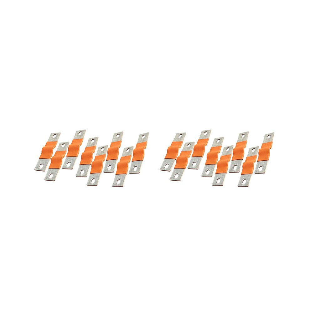 16Pcs High-Grade Nickel-Plated Copper Bus Bars For Solar Power And Deep Cycle Battery 4713319817998