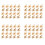 80Pcs Gold Plated RCA Terminal Jack Plug Female Socket Chassis Panel Connector for Amplifier Speaker 1