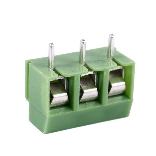 200 St 3-Stift 5 mm Stigning PCB-Monterad Skruvterminalblock AC 250V 8A 2