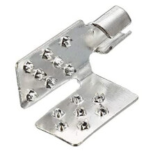 160 Stück Karbon Thermofilm Klemme Verbinder, Warmer Boden, Verkupfertes Silber Clip Zubehör, Boden Heizung Film Klemme
