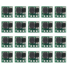 20X 0.9-5V una 5V - MóDulo de Potencia Elevador MóDulo de Convertidor de Refuerzo de Voltaje 1.5V 1.8V 2.5V 3V 3.3V 3.7V 4.2V una 5V Verde