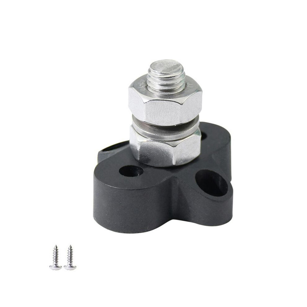 6Pcs 48V 150A Busbar M10 Terminal Block Studs Battery Power Distribution Terminal Stud Bus Bar Connector For Rv Boat 4713248571190
