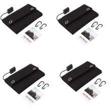 4X 12W Foldable USB Solar Panel Portable Folding Waterproof Solar Panel Charger Outdoor Mobile Power Battery Charger