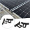 120Pc Solar Panel Frames Water Drained Clip Thickness 30mm PV Panels Auto Remove Stagnant Water Dust Outdoor Tool 6