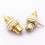 80Pcs Gold Plated RCA Terminal Jack Plug Female Socket Chassis Panel Connector for Amplifier Speaker 3