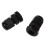 90 Pcs PG7 Waterproof Connector Gland Black for 4-7mm Diameter Cable 5