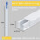 4M Electrical Cable Trunking,Cable Concealer  Wall for One Cord,Paintable PVC Cable Cover,Cable Trunking 20Pcs L40cm 7