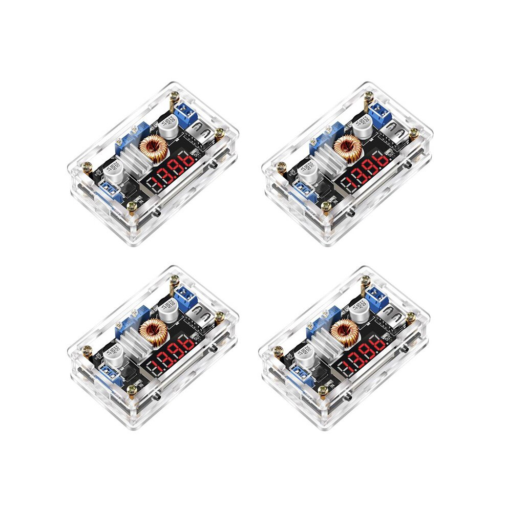 4X - Buck,Power Supply Module Lm2596 Buck Converter 5V-36V To 1.25-32V Step Down Voltage Regulator Stabilizer 6031070623329