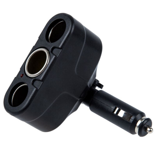2X 3 Way Socket Car Cigarette Lighter Splitter Led Adapter 2