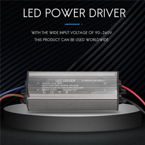 6X 30W LED Driver Constant Current Driver Power Supply Transformer Waterproof 1