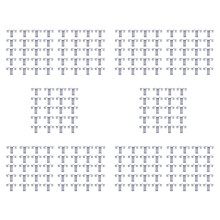 200PCS Photovoltaic Panel Drainage Buckle Surface Plate Solar Panel Water Drain Clip for Solar Panel Draining 30mm
