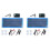 2X 300W Solar Panel 12V 5V Dual USB Controller Waterproof Monocrystalin Solar Cells Battery Charger -100A 1