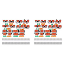 24 Kits Kit de Conectores da SéRie DT 2 3 4 6 8 Conectores de 12 Pinos IP68 À Prova D'ÁGua Conectores EléTricos Automotivos Plug