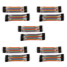200pcs 10 cm Breadboard Jumpers Plug Male to Male Jumper Wires Cables