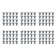 120PCS Photovoltaic Panel Drainage Buckle Surface Plate Solar Panel Water Drain Clip for Solar Panel Draining Black 40mm