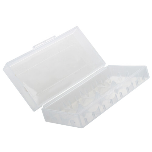 2X Box for 18650 Battery Transparent Battery Holder 1