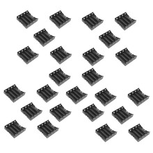 25Pz Custodia in Plastica per Batteria Al Litio DIY per Batteria 4X3.7V 18650