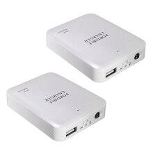 2X Portable USB Power Bank Charger Battery External Packing Box Battery Battery Charger Emergency Charger Charger 4X AA