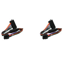 2X 24 Pin Bis 8 Pin ATX Netzteil Power Adapter Kabel Kompatibel mit Optiplex 3020 7020 9020 Precision T1700 12-Zoll