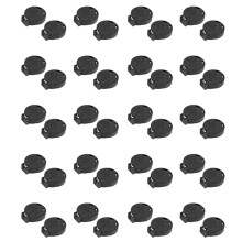 8 Pcs CR2450 Coin Cell Button Battery Socket Holder Case 2 Pins Black