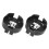 40 Pcs CR2450 Coin Cell Button Battery Socket Holder Case 2 Pins Black 3