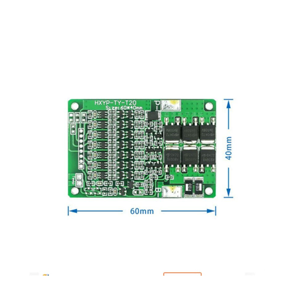 3X Battery Protection Board Balance 29.4V Bms 7S 20A Lithium 18650 Protection Board 6031233204648