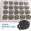 8 Pcs CR2450 Coin Cell Button Battery Socket Holder Case 2 Pins Black 3