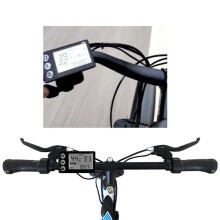 2X Electric Bicycle Display 24V/36V/48V Waterproof LCD Display S866 Controller Panel Dashboard for Electric Bicycle