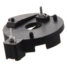 20 Stueck 2025 2032 CR2016 Knopf Zelle Knopf Batterie Halter Buchse - Schwarz