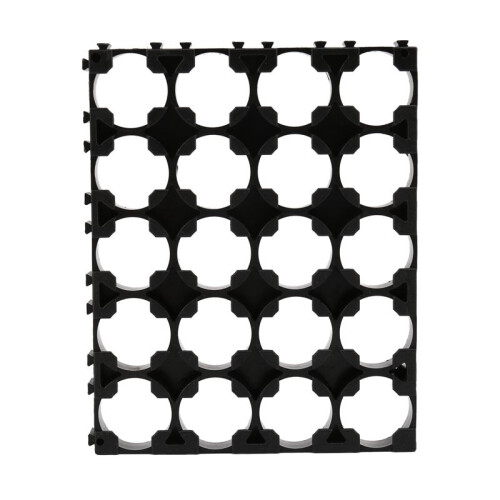 100PC 18650 Battery 4X5 Cell Spacer Radiating Shell Plastic Holder Bracket 18.4mm 2