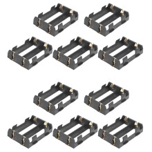10Pcs/Lot 2 x 26650 Battery Holder SMD with Bronze Pins 26650 Battery Storage Box TBH-26650-2C-SMT