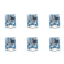 6X Micro-USB 1A Li-Ion 18650 Lithium Battery Charger Charging for TP4056 Module Board