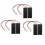 6 Pcs 2 x AAA 3 V Battery Holder Case Box Wire  / OFF  M Cover 1