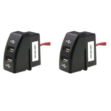 2X Car Dual USB Charger 5V 2.1A Car USB Power Socket Car Accessories for DAF Truck DAF 95 XF XF 106 105 95 CF