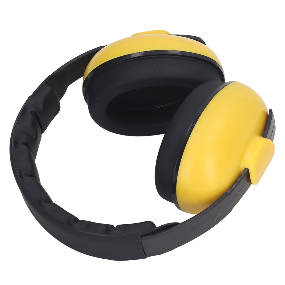 Noise Cancelling Ear Muffs Nrr 31Db Hearing Protection With Comfortable Padded Headband, Foldable Yellow 9053599448105