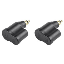 2X Hella DIN Plug 3.3A Motorcycle Power Adapter Dual USB Socket Charger Waterproof for R1200GS R1250GS F800GS F700GS