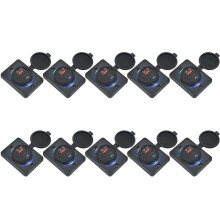 10X Car Charger Socket 18W and QC 3.0 USB Quick Charge Socket Quick Charge 3.0 QC 3.0 for Car Boat Marine Rv Mobile