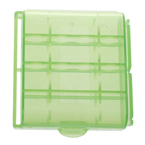 Pack of 8 PCS AA / AAA Battery Storage Hard Case Box-Green 2