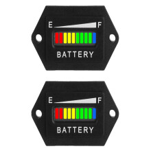 2X JAUGE de COMPTEUR D'INDICATEUR de BATTERIE 48 V Volt Convient pour Chariot de   EZGO Club Car