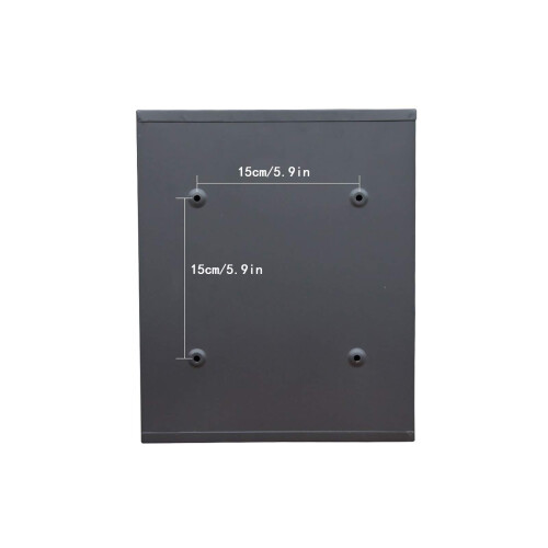 Large Capacity Wall Mounted Mailbox with Waterproof Lockable Security for Outdoor Home Use 1