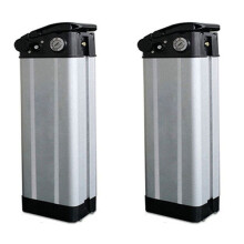 2X Electric Bike Plastic Lithium Battery Box 36V/48V/60V Large Capacity 18650 Holder Case Bicycle Accessories,