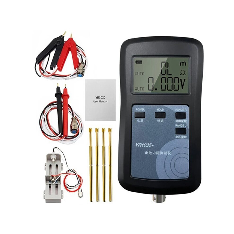 Yr1035+ 4-Wire Lithiumbattery Internal Resistance Tester 100Vbattery Internal Ohm Meter For Ni-Mh Ni-Cd Li-Ion Battery,A 6034004514915