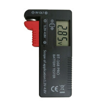 BT168 Pro Digital Battery Tester Volt Checker for AA AAA 9V Button Multiple Size Battery Tester Voltage Meter Tools
