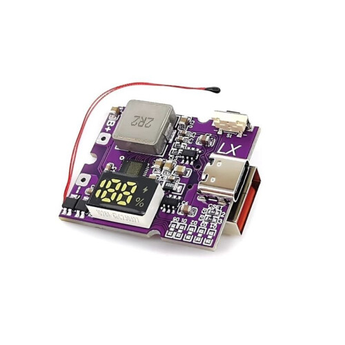 22.5W Power Bank Bidirectional Fast Charging Mobile Power Module for Lithium Battery Charger Support PD/QC, Type-C+USB